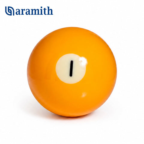 Aramith Crown Standard Pool Replacement Ball 2 1/4" #1