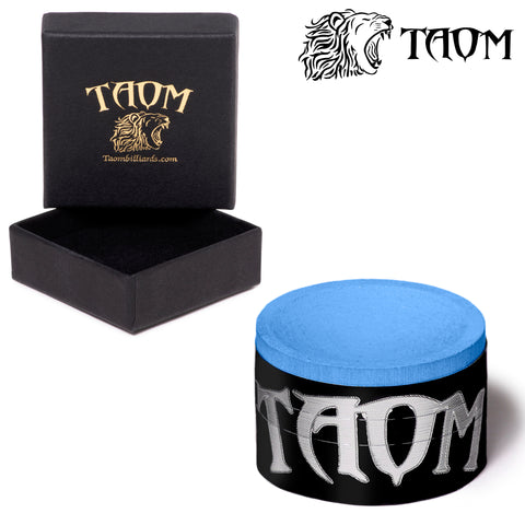 Taom Billiard V10 Chalk Blue 1 pc in Branded Box