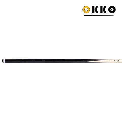 OKKO 1-Piece Pool Cue 57”, Screw-On Tip
