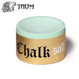 Taom Billiard Soft Chalk Green 1 pc w/Retractable Chalk Holder