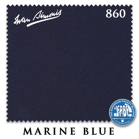 Simonis 860 Marine Blue Pre-Cut Rails Only, No Cloth