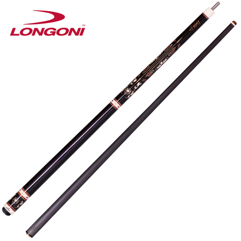 Longoni Dutch Lion Carom Cue w/Luna Nera Shaft