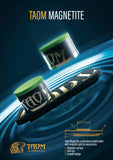 Taom Magnetite Combo Billiard Chalk Holder and V10 Chalk Green