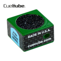 Cue Cube Tip Tool 2 in 1 Nickel Radius (.418") Green