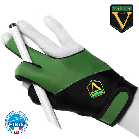 Vaula Pro Billiard Glove for Right Hand Green XL