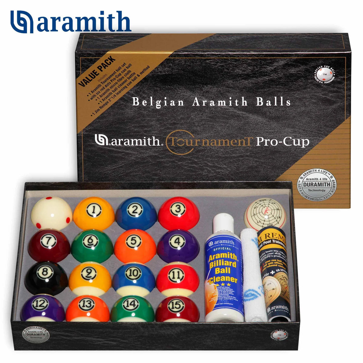 Aramith Tournament Pro-Cup Value Pack 2 1/4" Review: Everything in One Box
