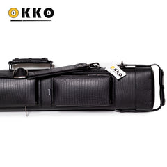 OKKO Billiard Hard Deluxe Oval Case Croco Black 3x5