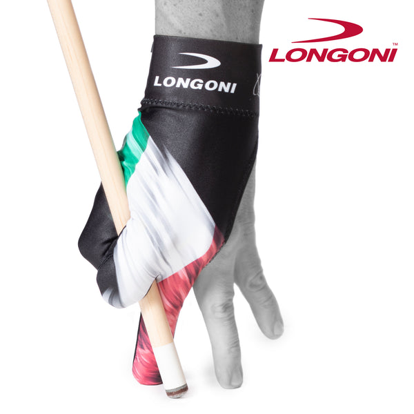 Longoni Billiard Glove Flag 2 for Left Hand