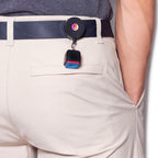 OKKO Retractable 8-Ball Chalker  w/Belt Clip Black