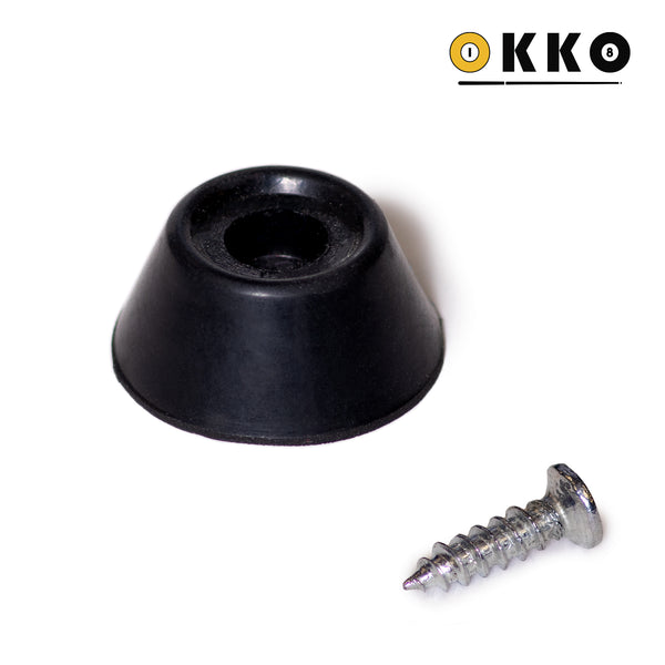 OKKO Billiard Cue Rubber Bumper 24 mm, with Screw