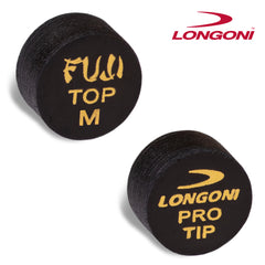 Longoni Fuji Black Cue Tip Ø14mm Medium 1 pc