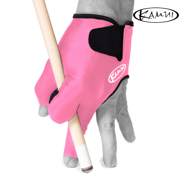 Kamui Billiard Glove QuickDry for Left Hand Pink L