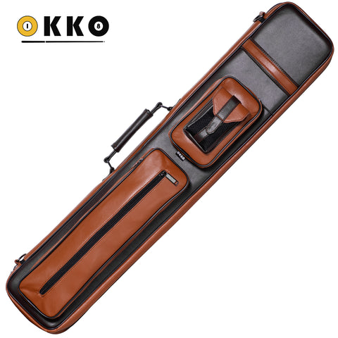 OKKO Billiard Soft Case Brown/Dark Brown 2x4
