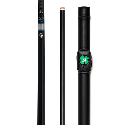 McDermott Vanquish VQ1 Carbon Fiber Playing Pool Cue 12 mm Tip No Wrap FREE Hard Case