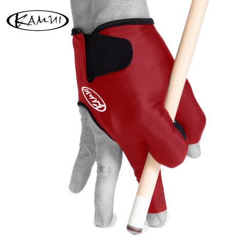 Kamui Billiard Glove QuickDry for Right Hand Red L