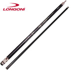 Longoni Nirvana 2 Nox Silver Pool Cue w/Luna Nera Shaft