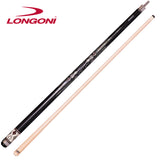 Longoni Nirvana 2 Nox Silver Pool Cue w/S20 Shaft