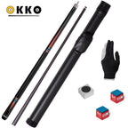 OKKO B-3 Pool Cue w/Carbon Fiber Shaft, w/Cue Case and Accessories