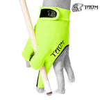 Taom Midas Billiard Glove for Left Hand Lime Yellow L