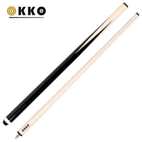 OKKO Alpha Short Pool Cue 48”, Glue-On Tip