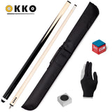 OKKO Alpha Short Pool Cue 48” w/Cue Case and Accessories