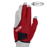 Kamui Billiard Glove QuickDry for Left Hand Red XXL