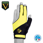 Vaula Pro Billiard Glove for Left Hand Yellow M
