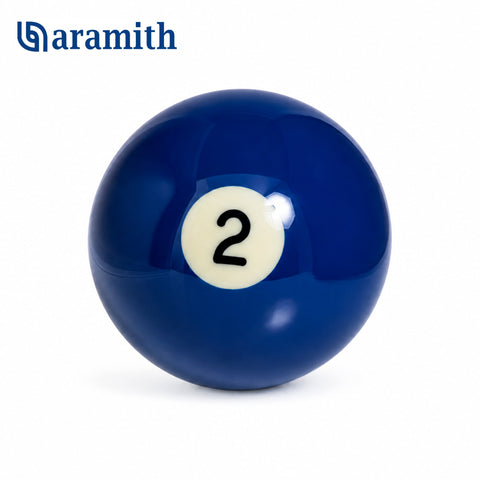 Aramith Crown Standard Pool Replacement Ball 2 1/4" #2