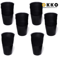OKKO Pool Table Heavy Duty Rubber Pockets, Set of 6