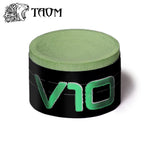 Taom Billiard V10 Chalk Green 1 pc w/Bullet Chalk Holder