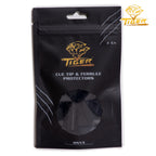 Tiger Cue Tip and Ferrule Protectors, 2-Pack, Onyx