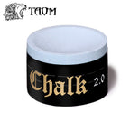 Taom Billiard Pool Chalk 2.0 Blue 1 pc w/Bullet Chalk Holder