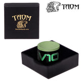 Taom Billiard V10 Chalk Green 1 pc in Branded Box