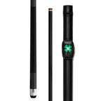 McDermott Vanquish Mach 1 Carbon Fiber Break Pool Cue Leather Wrap  FREE Hard Case