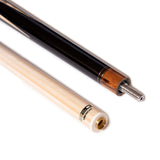 Longoni Flames Leather Pool Cue w/S20 Shaft