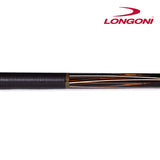 Longoni Flames Linen Pool Cue w/Luna Nera Shaft