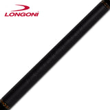 Longoni Flames Leather Pool Cue w/S30 Shaft