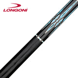 Longoni Black Mamba II Lizard Style Leather Pool Cue w/S2 Shaft