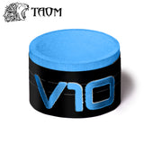 Taom Billiard V10 Chalk Blue 1 pc w/Bullet Chalk Holder