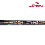 Longoni Nirvana 2 Nox Silver Pool Cue w/S2 Shaft