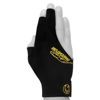 Predator Billiard Glove for Right Hand Black w/Yellow Logo XXS
