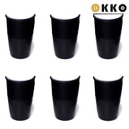 OKKO Pool Table Heavy Duty Rubber Pockets, Set of 6