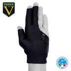 Vaula Pro Billiard Glove for Left Hand Blue L
