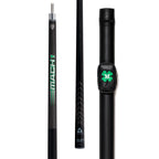 McDermott Vanquish Mach 1 Carbon Fiber Break Pool Cue Leather Wrap  FREE Hard Case