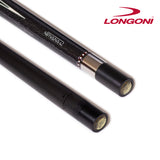 Longoni Nirvana 2 Nox Silver Pool Cue w/Luna Nera Shaft