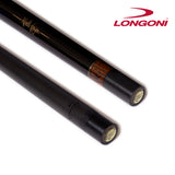 Longoni Sparkle Leather Pool Cue w/Luna Nera Shaft
