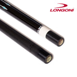 Longoni Black Mamba II Natural Pool Cue w/Luna Nera Shaft
