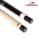 Longoni Black Mamba II Natural Pool Cue w/S20 Shaft