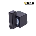 OKKO Plastic Magnetic Billiard Chalk Holder Black w/Chalk