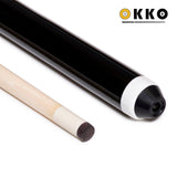 OKKO Alpha Short Pool Cue 48”, Glue-On Tip